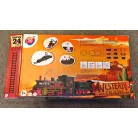 One Two Fun Western Express Train elemes, önjáró elektromos vonat szett, vasút készlet 133 x 74 cm, XL 40 darabos sínkészlettel, fény- és hangeffektusokkal