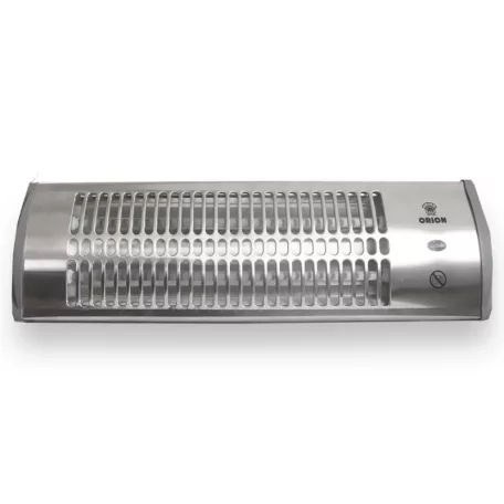Orion OBH-QH18 fali 1200W kvarc hősugárzó, 2 x 600W kvarccsöves, falra szerelhető quartz fürdőszobai hősugárzó 