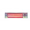   Orion OBH-QH18 fali 1200W kvarc hősugárzó, 2 x 600W kvarccsöves, falra szerelhető quartz fürdőszobai hősugárzó 