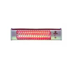 Orion OBH-QH18 fali 1200W kvarc hősugárzó, 2 x 600W kvarccsöves, falra szerelhető quartz fürdőszobai hősugárzó 