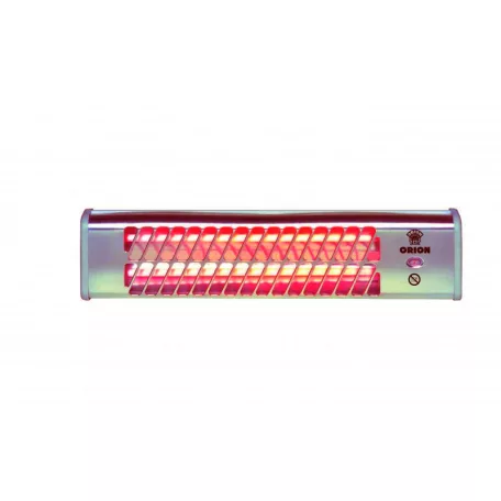Orion OBH-QH18 fali 1200W kvarc hősugárzó, 2 x 600W kvarccsöves, falra szerelhető quartz fürdőszobai hősugárzó 