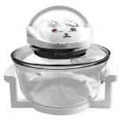 Orion Flavorwave Turbo Halogen 12L 1400W légkeveréses sütő-, főzőedény halogén fűtőszállal, 12 literes üveg tállal