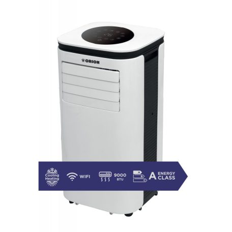 BONTOTT, Orion OMAC2016C1 WiFi SMART 9000 BTU 1010 W | 2.64 kW hűtő - fűtő mobilklíma, energiatakarékos mobil klíma, légkondicionáló és páramentesítő, fűtés funkcióval (14 napos visszavett)