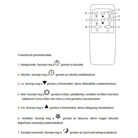 BONTOTT, Orion OMAC2016C1 WiFi SMART 9000 BTU 1010 W | 2.64 kW hűtő - fűtő mobilklíma, energiatakarékos mobil klíma, légkondicionáló és páramentesítő, fűtés funkcióval (14 napos visszavett)