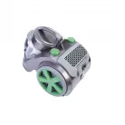 Orion OVC-17YLC62 ECO Cyclonic 700W porzsák nélküli ciklon porszívó, padlóporszívó, fém teleszkópos szívócsővel és padlókefével (ezüst - zöld)