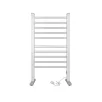   OLPE álló / fali (falra szerelhető) ezüst 150W elektromos törölközőszárító, törülközőszárító radiátor 10 rúddal 95 x 53 cm