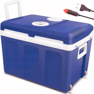   Orion EC-45 elektromos (termoelektromos) 40 literes XXL hűtőtáska, guruló, húzható hűtő - fűtő láda 40L 12/230V Dual Power Electric CoolBox