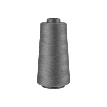 Crelando szürke 2 darabos (2 x 2500 méter / 88g) 40/2 polyester overlock / interlock varró cérna szett, gyors varráshoz