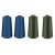 Crelando kék - zöld 4 darabos (4 x 2500 méter / 88g) 40/2 polyester overlock varró cérna szett, gyors varráshoz