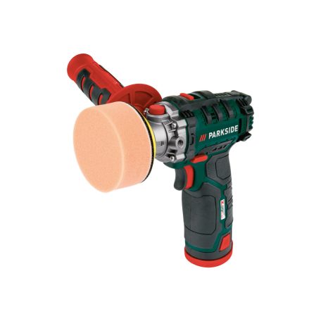 ParkSide PAAP 12 E5 12V 2Ah X12V li-ion akkus, akkumulátoros mini polírozó készlet kofferben, akkuval és töltővel