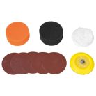 ParkSide PAAP 12 E5 12V 2Ah X12V li-ion akkus, akkumulátoros mini polírozó készlet kofferben, akkuval és töltővel