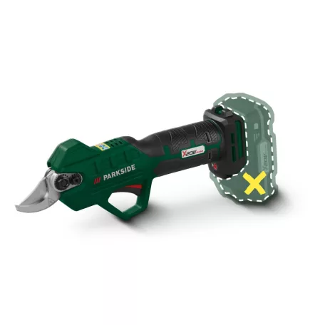 ParkSide PAAS 20-Li B1 SOLO X20V Team 20V cserélhető akkus bypass akkumulátoros ágvágó olló, metszőolló 28 mm maximális ágvastagsághoz