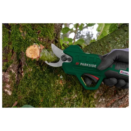ParkSide PAAS 20-Li B1 SOLO X20V Team 20V cserélhető akkus bypass akkumulátoros ágvágó olló, metszőolló 28 mm maximális ágvastagsághoz