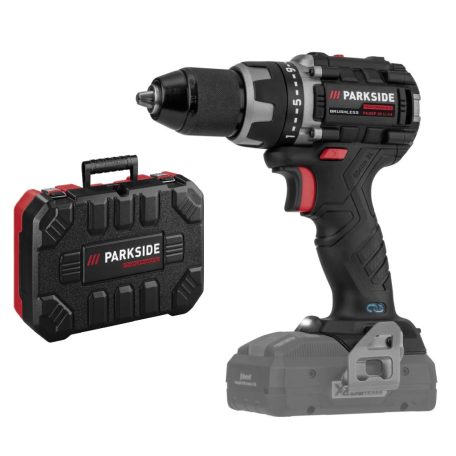 ParkSide Performance PABSP 20-Li C3 / C4 SOLO Brushless 60 Nm X20V akkus fúró, csavarbehajtó kofferben, akku és töltő nélkül, kefementes motorral