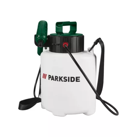 ParkSide PADS 5 A1 5 literes 4V 2000 mAh beépített akkus tisztavíz (öntöző) permetező, akkumulátoros permetezőgép (növényvédő szerekhez nem alkalmas)