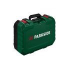 BCS ParkSide PAEXS 20-Li B2 SOLO X20V akkus, akkumulátoros 125 mm excenter csiszoló, csiszológép levehető portartállyal, kofferben, akku és töltő nélkül, kipróbált, visszavásárolt darab