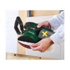 BCS ParkSide PAEXS 20-Li B2 SOLO X20V akkus, akkumulátoros 125 mm excenter csiszoló, csiszológép levehető portartállyal, kofferben, akku és töltő nélkül, kipróbált, visszavásárolt darab