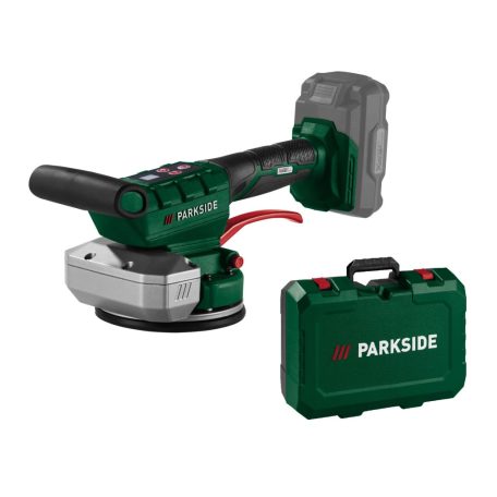 ParkSide PAFR 20-Li A1 SOLO Cordless Tile Beater X20V akkus, 125 mm tapadókorongos, akkumulátoros lapvibrátor, vibrációs tapadókorong csempézéshez, járólapokhoz 35 kg teherbírással
