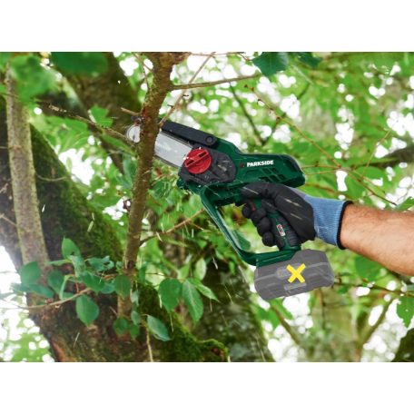 ParkSide PAGHS 20-Li B2 SOLO 15 cm 20V X20V akkus kézi fűrész, akkumulátoros mini láncfűrész, bokor- és cserjevágó, akku és töltő nélkül