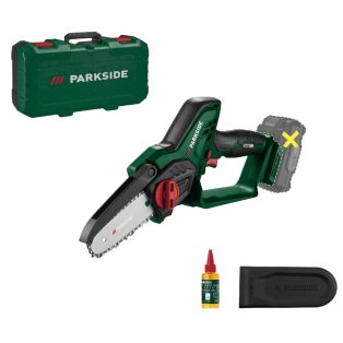   ParkSide PAGHS 20-Li C3 / C4 SOLO 177 mm 20V X20V akkus kézi fűrész, akkumulátoros mini láncfűrész, bokor- és cserjevágó, akku és töltő nélkül