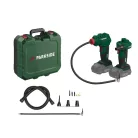 ParkSide PAK 20-Li C3 SOLO X20 akkus kompresszor + PALP 20-Li C3 pumpa készlet kofferben akku és töltő nélkül