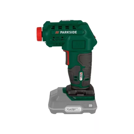 ParkSide PAK 20-Li B2 SOLO X20 akkus 20V akkumulátoros kompresszor készlet kofferben, akku és töltő nélkül