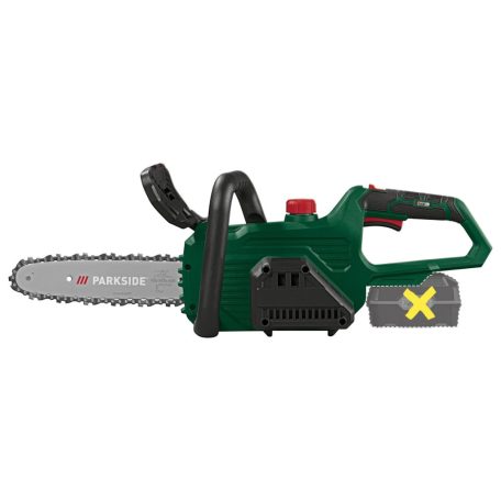 ParkSide PAKS 20-Li F5 SOLO 23 cm 20V akkus fűrész, akkumulátoros láncfűrész, akku és töltő nélkül  (PKSA 20-Li B2 / C3 utódja)