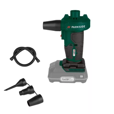 ParkSide PALP 20-Li C3 akkus, X20V - 20V akkumulátoros pumpa (matracpumpa) készlet akku, töltő és koffer nélkül