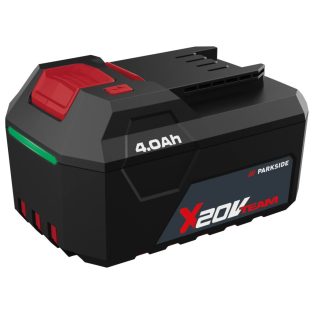   ParkSide PAP 204 A1 gyári 20V 4Ah li-ion akku, Cell Balanced X20V Team 4000 mAh li-ion akkumulátor, 80Wh