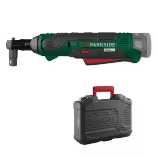   ParkSide PAR 12 B1 / B2 SOLO akkus racsni, 12V X12V 54 Nm 3/8" akkumulátoros racsnis kulcs kofferben, akku és töltő NÉLKÜL