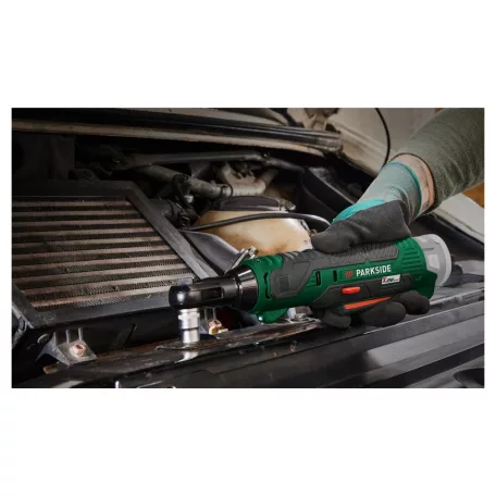 ParkSide PAR 12 B1 / B2 SOLO akkus racsni, 12V X12V 54 Nm 3/8" akkumulátoros racsnis kulcs kofferben, akku és töltő NÉLKÜL