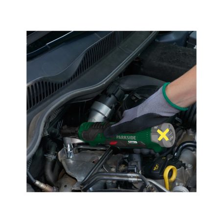 ParkSide PAR 12 B1 / B2 XL 12V 4 Ah akkus racsni, 12V X12V 54 Nm 3/8" akkumulátoros racsnis kulcs kofferben, 12V 4Ah akkuval és töltővel