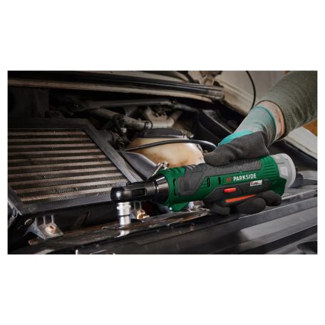 ParkSide PAR 12 B1 / B2 XL 12V 4 Ah akkus racsni, 12V X12V 54 Nm 3/8" akkumulátoros racsnis kulcs kofferben, 12V 4Ah akkuval és töltővel