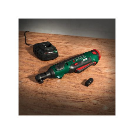 ParkSide PAR 12 B1 / B2 Akkus racsni, 12V 2Ah 54 Nm 3/8" akkumulátoros racsnis kulcs kofferben, akkuval és töltővel