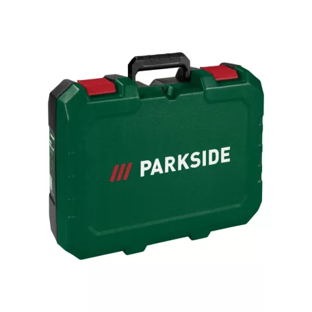 ParkSide PASA 20-Li D3 SOLO KEO X20V 20V akkus, akkumulátoros kerti ágvágó fűrész, ágfűrész akku és töltő NÉLKÜL, kofferben 