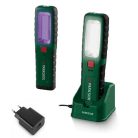 ParkSide PASL 4000 B3 Kombinált 3 az 1-ben akkus LED lámpa, nagy fényerejű oldallámpával, reflektorral és UV lámpával, 3.7V 2200 mAh, tartozék 5V 1A hálózati töltőadapterrel