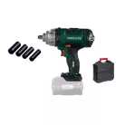 ParkSide PASSK 20-Li C4 SOLO X20V 400Nm akkus ütvecsavarozó, akkumulátoros kerékkulcs kofferben, 4 db CR-V dugókulccsal, akku és töltő NÉLKÜL