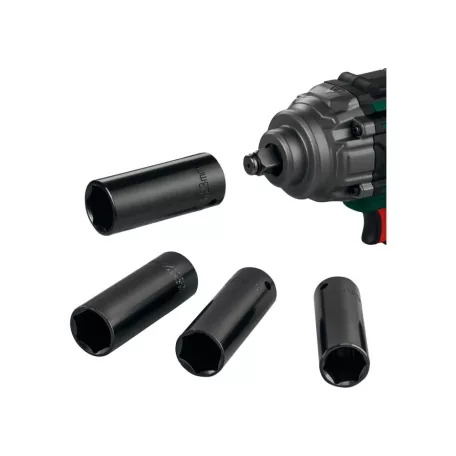 ParkSide PASSK 20-Li C4 SOLO X20V 400Nm akkus ütvecsavarozó, akkumulátoros kerékkulcs kofferben, 4 db CR-V dugókulccsal, akku és töltő NÉLKÜL