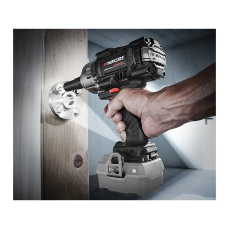 ParkSide Performance PASSP 20-Li C4 BASIC Brushless 1356 Nm akkumulátoros ütvecsavarozó, akkus kerékkulcs CR-MO dugókulcsokkal, 20V 4 Ah akkuval és töltővel
