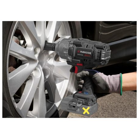 ParkSide PASSP 20-Li C4 SOLO Performance Brushless 1356 Nm X20 ütvecsavarozó kerékkulcs 