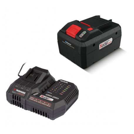 ParkSide Performance PASSP 20-Li C4 SMART-8 Brushless 1898 Nm / 1356 Nm X20 akkumulátoros ütvecsavarozó, akkus kerékkulcs CR-MO dugókulcsokkal, 20V 8Ah Smart akkuval és töltővel