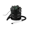   BONTOTT, kipróbált ParkSide PAS 1200 F5 / PAS 18 F5 inox nemesacél 1200W 18L hamuporszívó, kandalló porszívó (zöld - fekete motorral)
