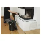 BONTOTT, kipróbált ParkSide PAS 1200 F5 / PAS 18 F5 inox nemesacél 1200W 18L hamuporszívó, kandalló porszívó (zöld - fekete motorral)