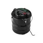 BONTOTT, kipróbált ParkSide PAS 1200 F5 / PAS 18 F5 inox nemesacél 1200W 18L hamuporszívó, kandalló porszívó (zöld - fekete motorral)