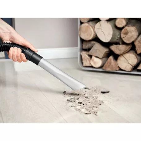 ParkSide PAS 1200 F5 / PAS 18 F5 inox nemesacél 1200W 18L hamuporszívó, kandalló porszívó (zöld - fekete motorral)