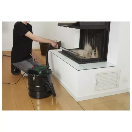 ParkSide PAS 1200 F5 / PAS 18 F5 inox nemesacél 1200W 18L hamuporszívó, kandalló porszívó (zöld - fekete motorral)