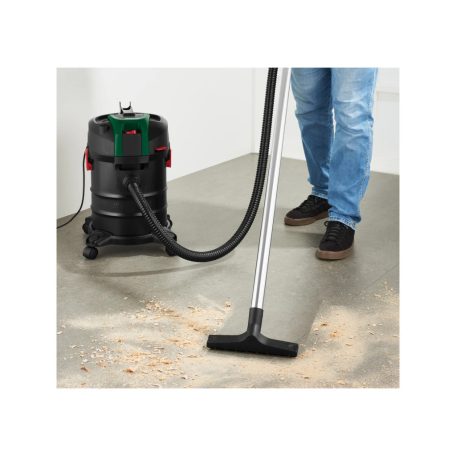 ParkSide PAS 20 A1 fekete, acél 1000W 17 kPa 20L hamuporszívó, kandalló porszívó teleszkópos fém csővel és padlókefével, szűrőtisztító (rázó) funkcióval