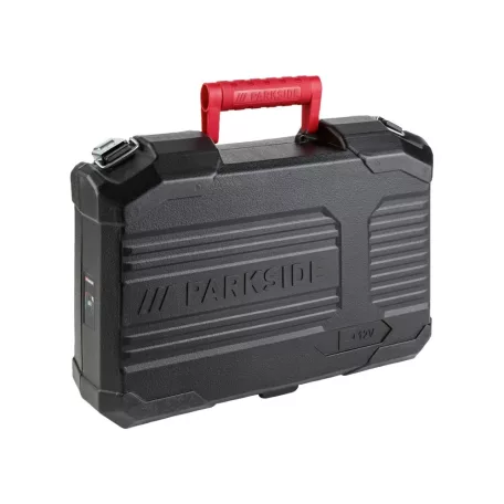 ParkSide PAT 12 B2 SOLO X12 12V akkus elektromos tűzőgép és szögbelövő, akku és töltő nélkül, kofferben
