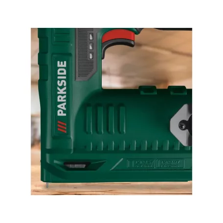 ParkSide PAT 12 B2 SOLO X12 12V akkus elektromos tűzőgép és szögbelövő, akku és töltő nélkül, kofferben