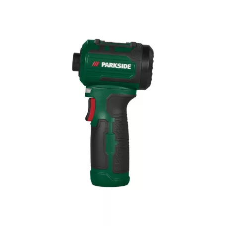 ParkSide PAUKGB A1 12V 2000 mAh beépített akkus kézi porszívó, légfúvó, szívás és fújás funkcióval 3 sebességfokozattal, HEPA filterrel
